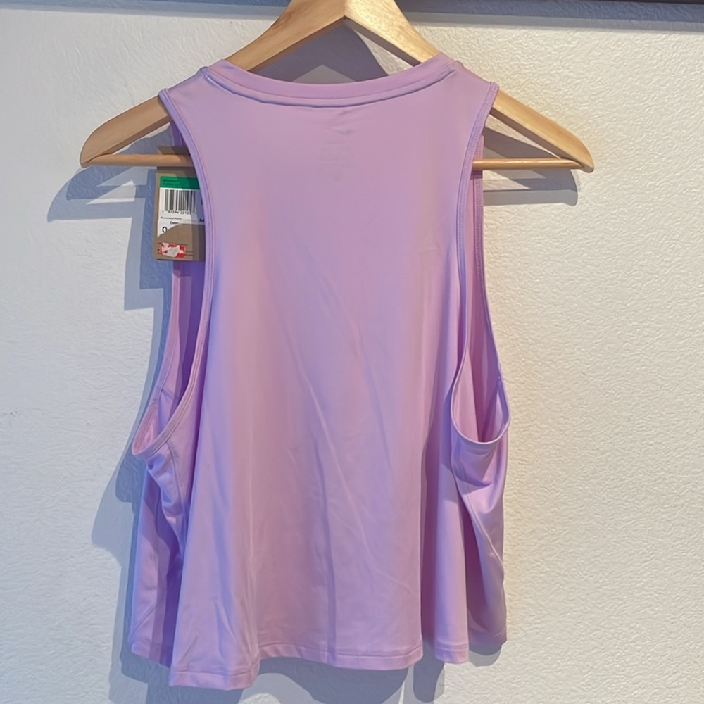 🆕 Nike One Dri-Fit Tank Top, Crop, Lilac Size XL - Picture 7 of 12